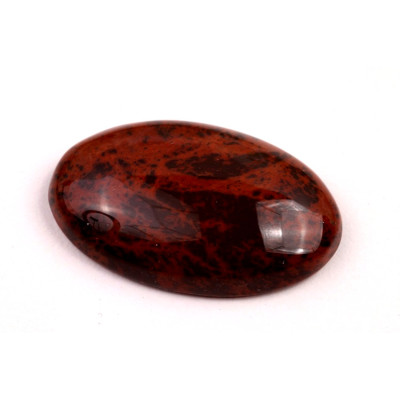 Kabošon Red Obsidián č.8774 (33x22x7mm)