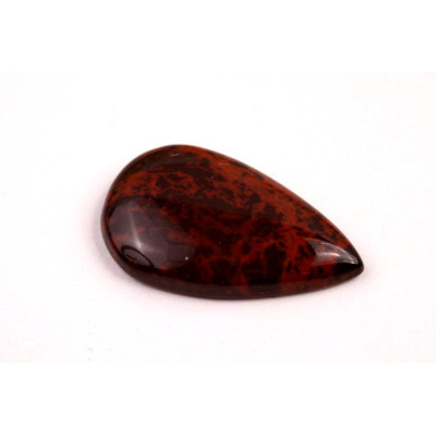 Kabošon Red Obsidián č.8779 (28x17x5mm)