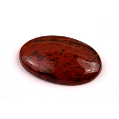 Kabošon Red Obsidián č.8781 (32x20x6mm)