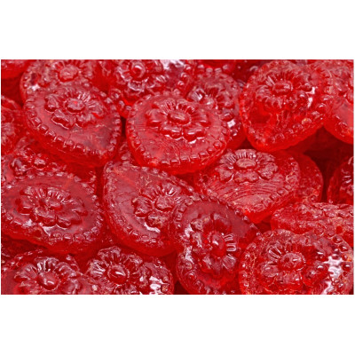 Korálky Srdíčka s květy č.6390 (17x17mm)