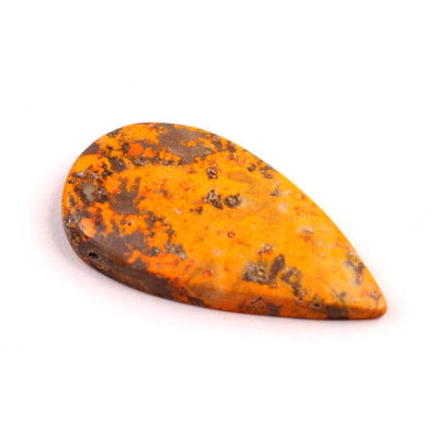 Kabošon Bumblebee Jasper č.8786 (40x21x6mm)