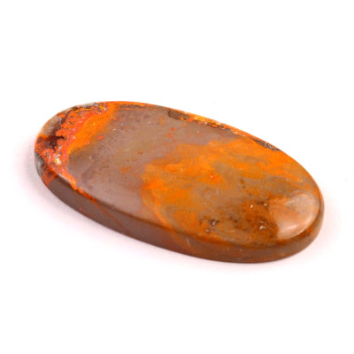 Kabošon Bumblebee Jasper č.8787 (42x21x6mm)