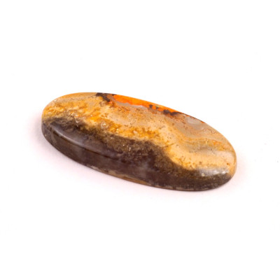 Kabošon Bumblebee Jasper č.8793 (36x16x5mm)