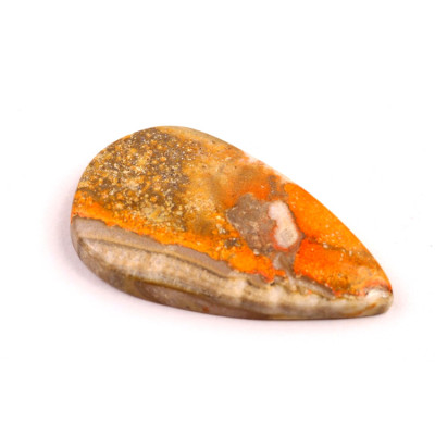 Kabošon Bumblebee Jasper č.8799 (39x23x5mm)