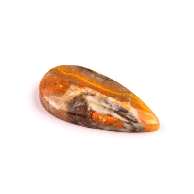 Kabošon Bumblebee Jasper č.8804 (33x16x5mm)