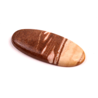 Kabošon Cappuccino Jaspis č.8811 (39x17x5mm)