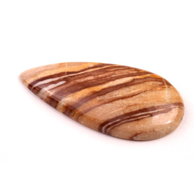 Kabošon Cappuccino Jaspis č.8818 (44x21x7mm)