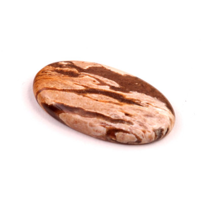 Kabošon Cappuccino Jaspis č.8822 (37x19x6mm)