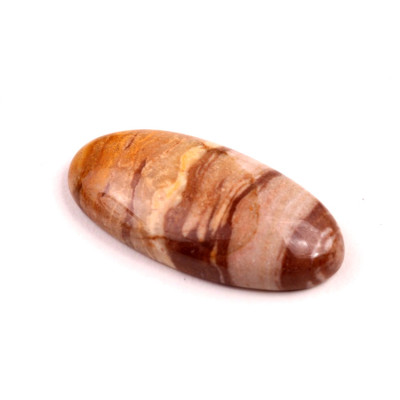 Kabošon Cappuccino Jaspis č.8827 (36x18x7mm)