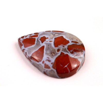 Kabošon Brecciated Jasper č.8838 (33x24x7mm)