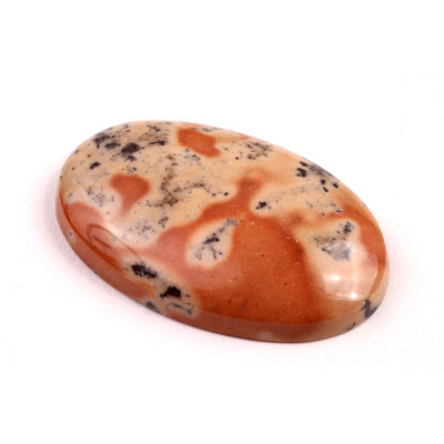 Kabošon Pink Dendrite Jasper č.8844 (39x24x7mm)