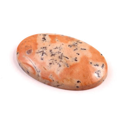 Kabošon Pink Dendrite Jasper č.8849 (38x23x7mm)