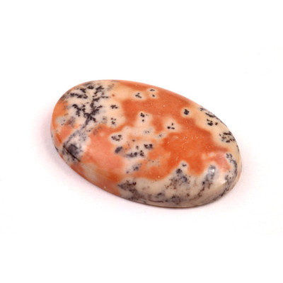 Kabošon Pink Dendrite Jasper č.8851 (35x22x7mm)