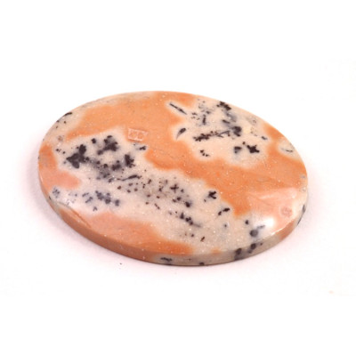 Kabošon Pink Dendrite Jasper č.8854 (37x27x6mm)