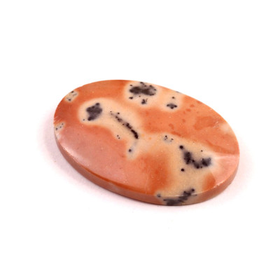 Kabošon Pink Dendrite Jasper č.8857 (33x22x6mm)