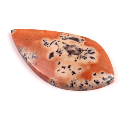 Kabošon Pink Dendrite Jasper č.8860 (48x26x5mm)