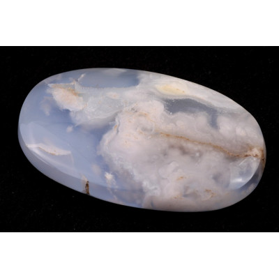 Kabošon Plume Achát Doublet č.8862 (43x26x7mm)