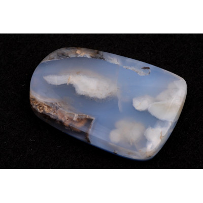 Kabošon Plume Achát Doublet č.8863 (36x25x6mm)