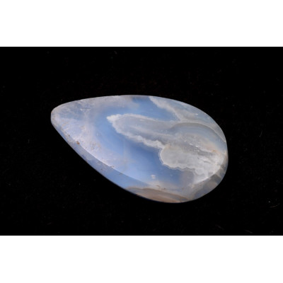 Kabošon Plume Achát Doublet č.8872 (34x21x7mm)