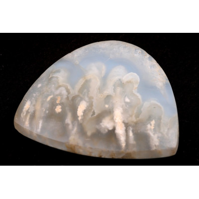 Kabošon Plume Achát Doublet č.8876 (46x50x8mm)