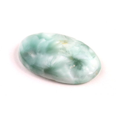 Kabošon Pectolite (zelený Larimar) č.3619 (35x21x7mm)