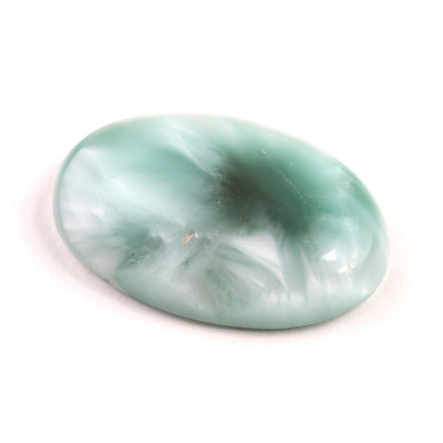 Kabošon Pectolite (zelený Larimar) č.8015 (36x24x9mm)
