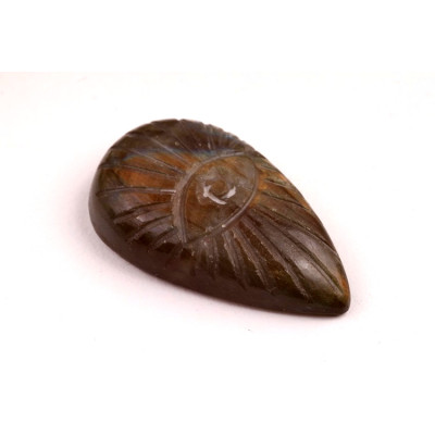 Kabošon Labradorite č.502 (37x23x8mm)