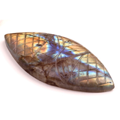 Kabošon Labradorite č.515 (70x32x10mm)