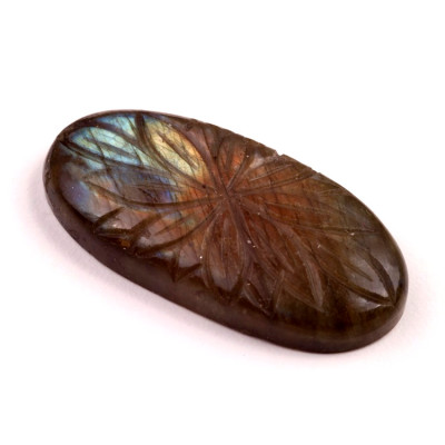 Kabošon Labradorite č.517 (50x24x9mm)