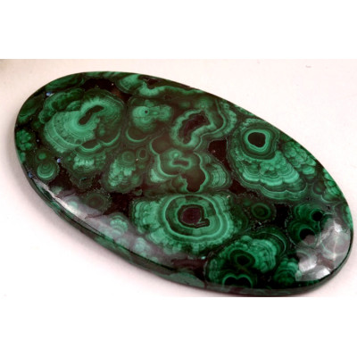 Kabošon Malachite č.3801 (51x29x5mm)