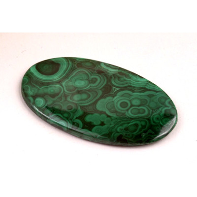 Kabošon Malachite č.3807 (40x23x3mm)