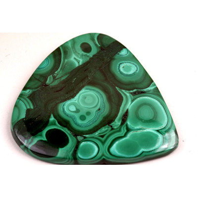 Kabošon Malachite č.3811 (41x40x4mm)