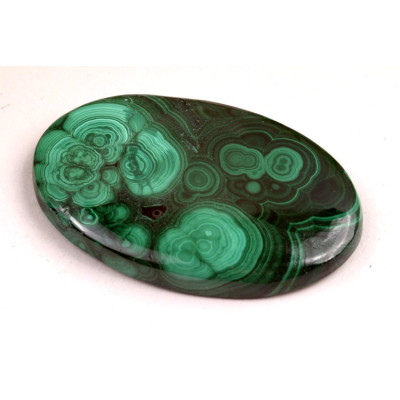 Kabošon Malachite č.3819 (42x27x5mm)
