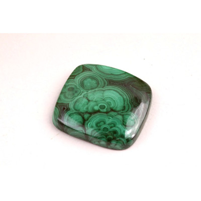 Kabošon Malachite č.7285 (22x21x4mm)