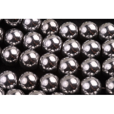 Magnetický Syntetický Hematit Stříbrný 8mm