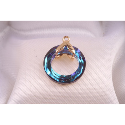 Přívěsek sklo č.121 (17x14x6mm)