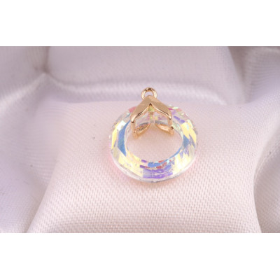 Přívěsek sklo č.122 (17x14x6mm)