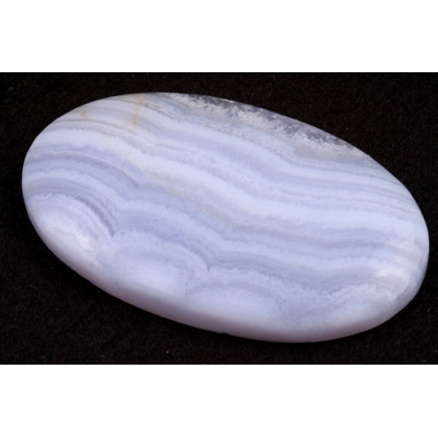 Kabošon Blue Lace Agate č.1075 (45x28x6mm)