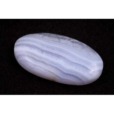 Kabošon Blue Lace Agate č.1077 (38x22x7mm)