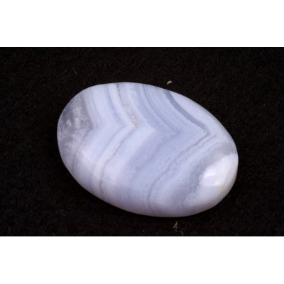 Kabošon Blue Lace Agate č.1085 (31x23x7mm)
