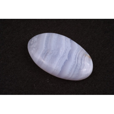 Kabošon Blue Lace Agate č.1096 (30x18x6mm)