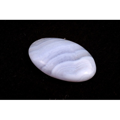 Kabošon Blue Lace Agate č.1107 (28x18x5mm)