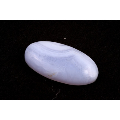 Kabošon Blue Lace Agate č.1108 (30x15x6mm)