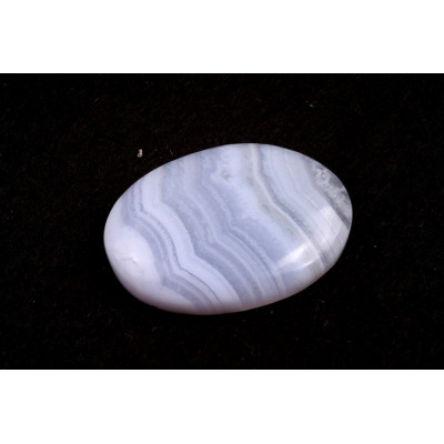 Kabošon Blue Lace Agate č.1114 (27x20x5mm)