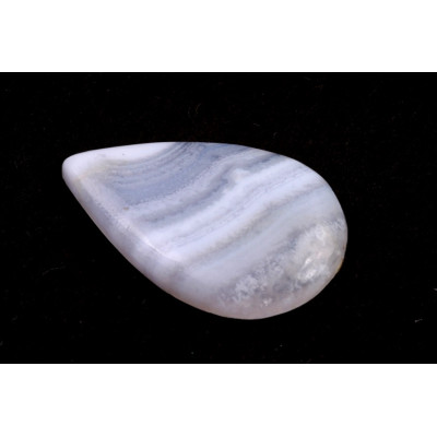 Kabošon Blue Lace Agate č.1118 (33x21x5mm)