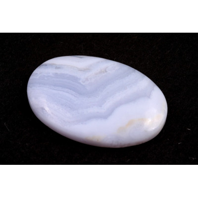 Kabošon Blue Lace Agate č.1119 (35x24x5mm)
