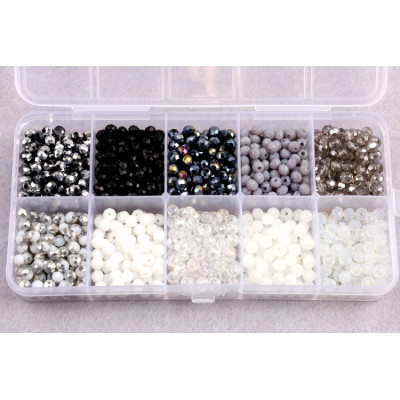 Organizér broušené kuličky 4mm - č.20 (800ks)