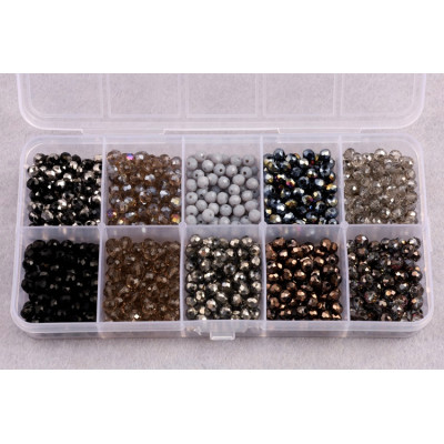 Organizér broušené kuličky 4mm - č.21 (800ks)