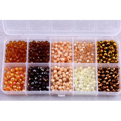 Organizér broušené kuličky 4mm - č.22 (800ks)