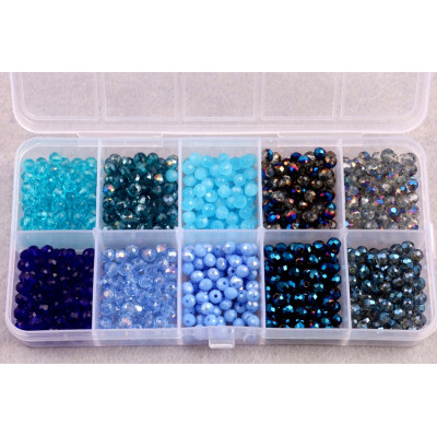 Organizér broušené kuličky 4mm - č.25 (800ks)